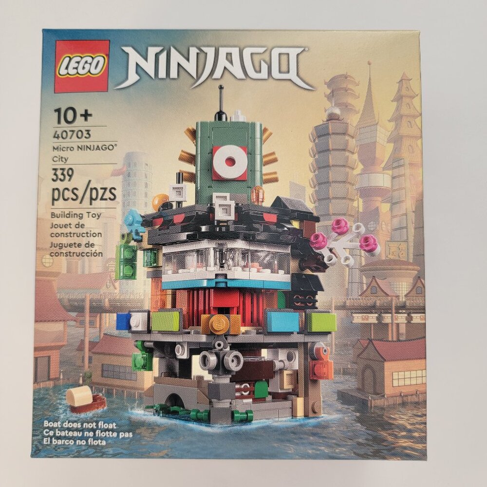 LEGO NINJAGO Micro City Building Set 40703, new, excellent condition box